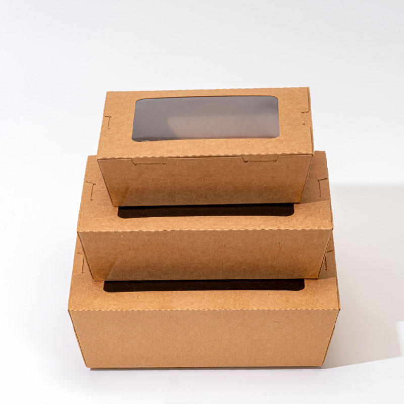 Kraft Paper Lunch Boxes Revolutionize Food Package