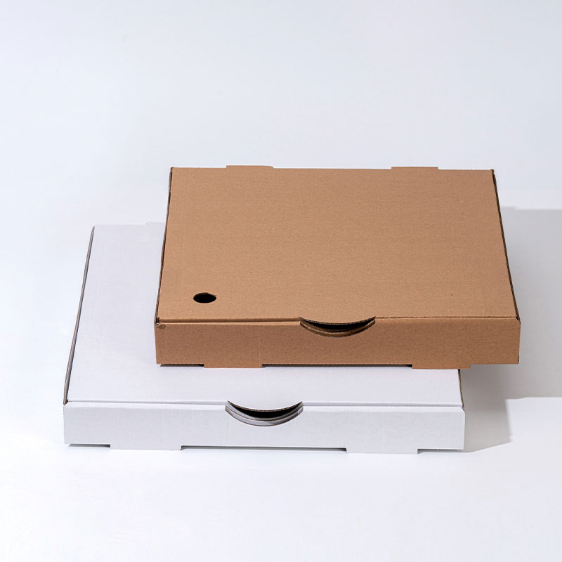 Korrugerad papperspizzask